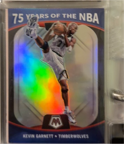 2021-22 Panini Mosaic 75 Years of the NBA #90 Kevin Garnett — front