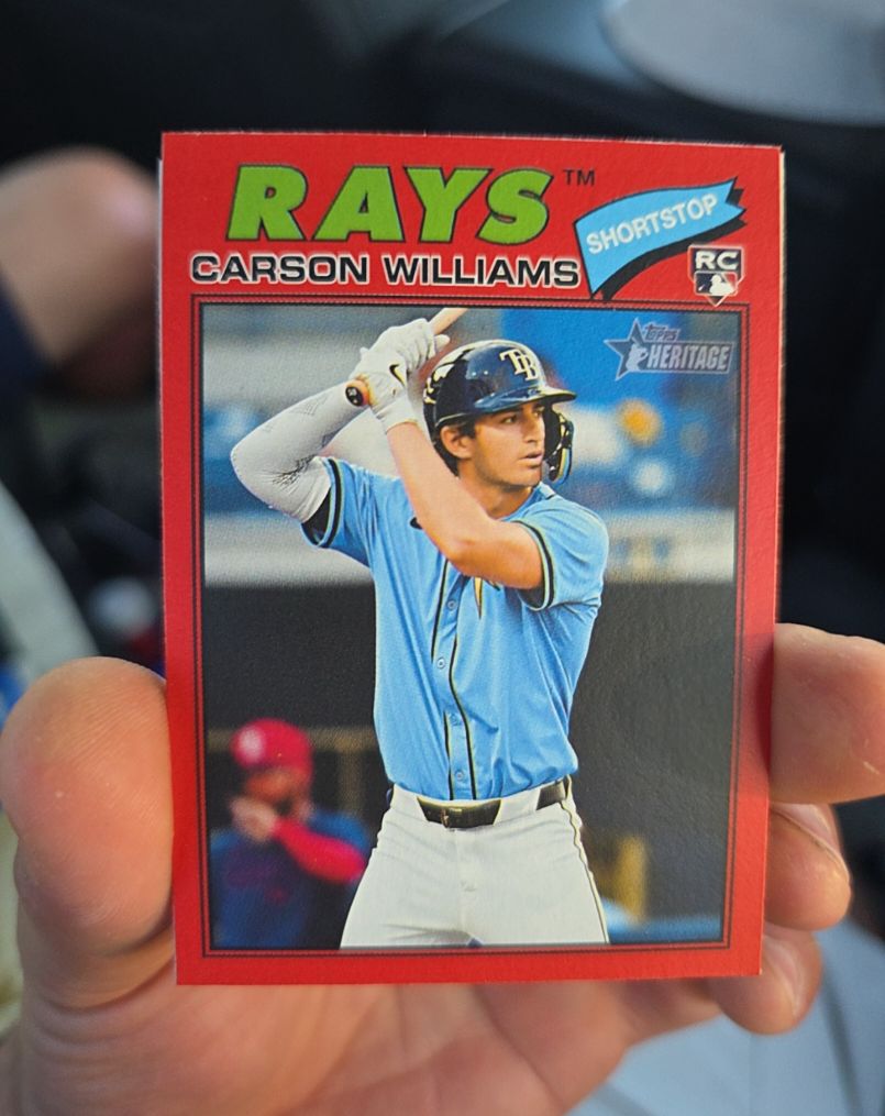 2026 Topps Heritage #161 Carson Williams — front