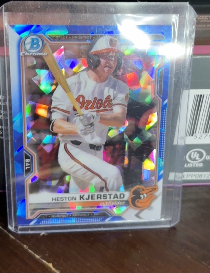 2021 Bowman Chrome Sapphire #BCP-138 Heston Kjerstad — front