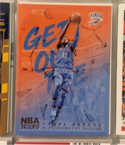 2018-19 Panini NBA Hoops #GOW-12 Paul George Get Out The Way — front