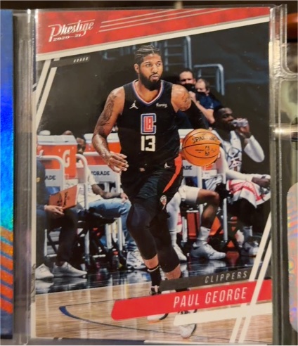 2020-21 Panini Chronicles Prestige #62 Paul George — front