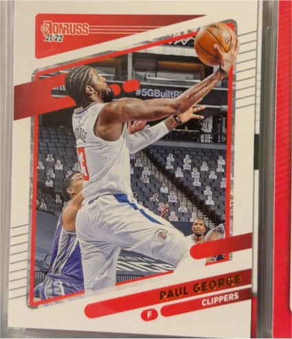 2021-22 Donruss #32 Paul George — front