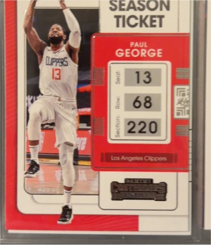 2021-22 Panini Contenders #32 Paul George — front