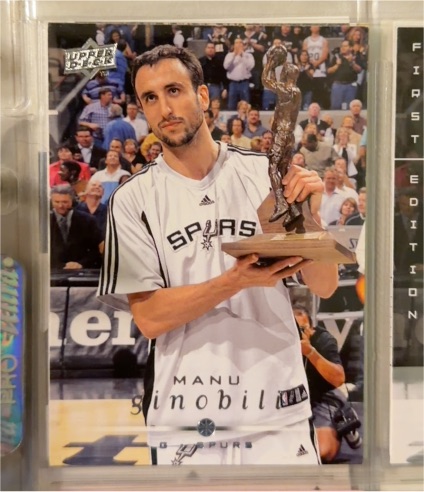 2008-09 Upper Deck #169 Manu Ginobili — front