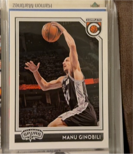 2016-17 Panini Complete #306 Manu Ginobili — front