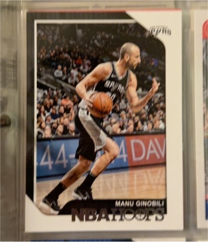 2018-19 Panini NBA Hoops #53 Manu Ginobili — front