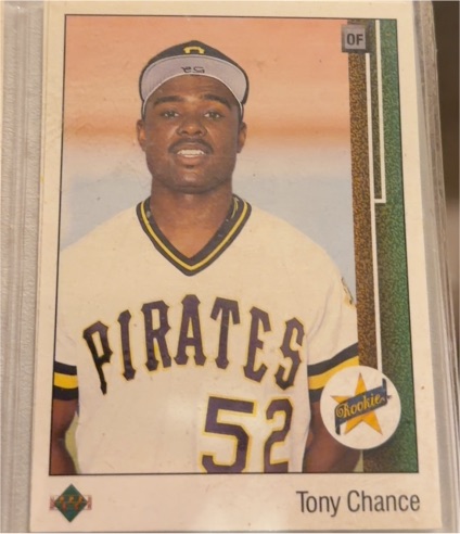 1989 Upper Deck #3 Tony Chance — front