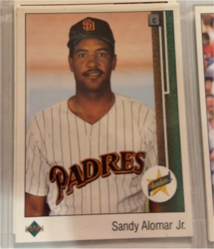 1989 Upper Deck #5 Sandy Alomar Jr. — front
