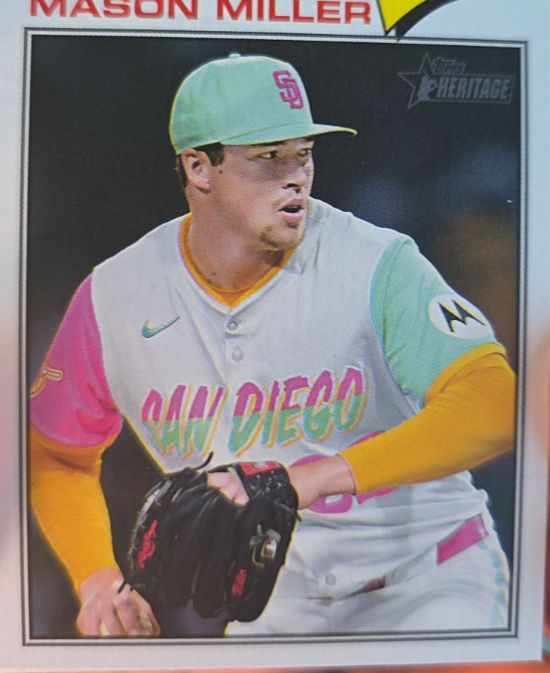 2026 Topps Heritage #65 Mason Miller — front