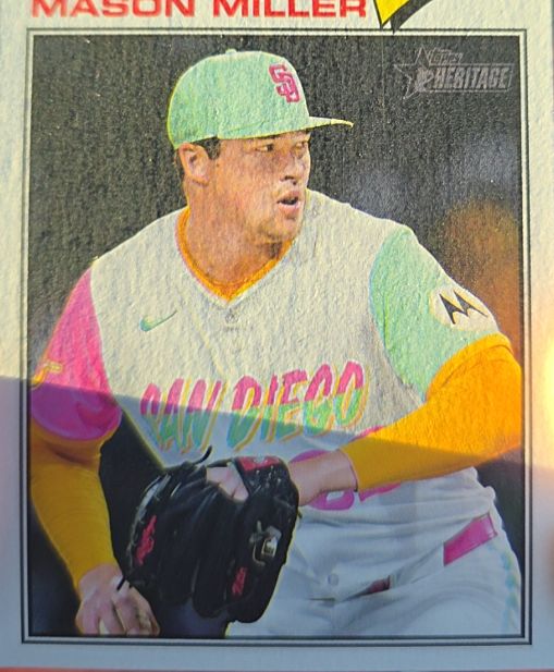 2026 Topps Heritage #65 Mason Miller — front