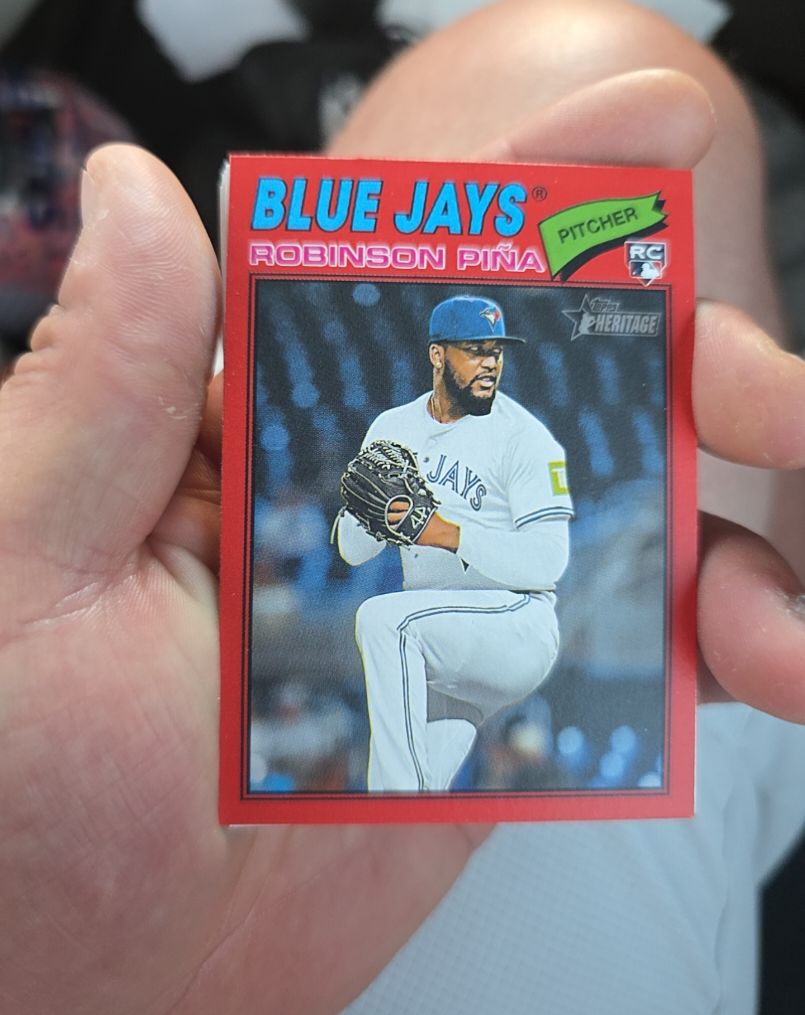2026 Topps Heritage #315 Robinson Piña — front