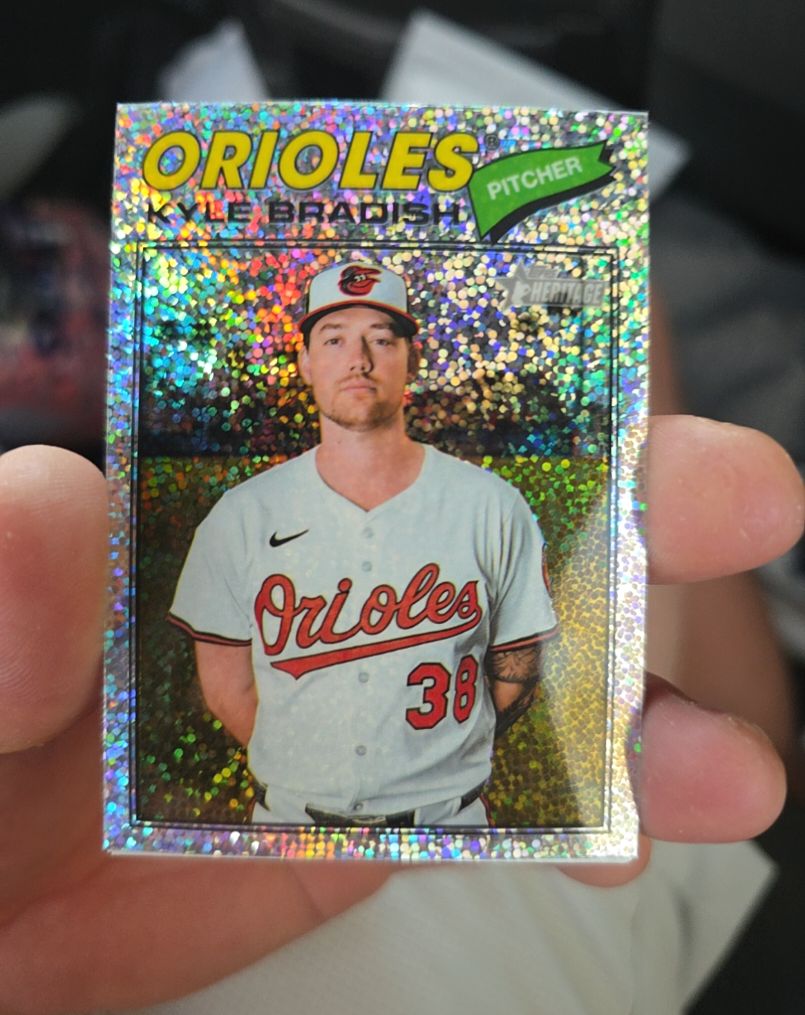 2026 Topps Heritage #16 Kyle Bradish — front