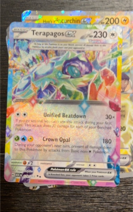 2023 Pokémon Scarlet & Violet Stellar Crown #128 Terapagos ex — front