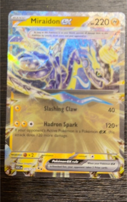 2023 Pokémon ME: Ascended Heroes #073 Miraidon EX — front
