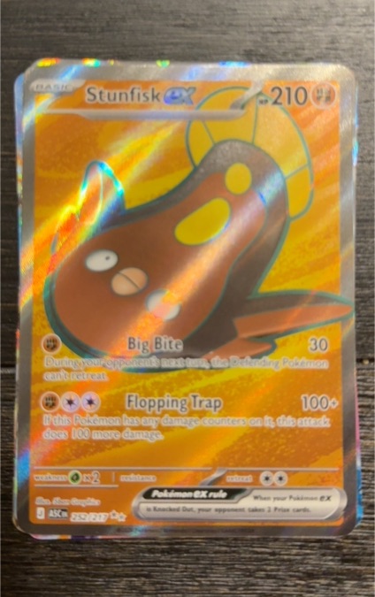 2022 Pokémon #252 Stunfisk EX — front