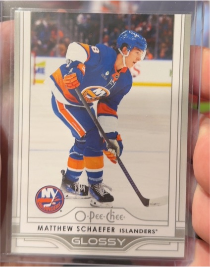 2025-26 Upper Deck O-Pee-Chee Glossy #OG-28 Matthew Schaefer — front