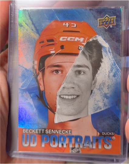 2025-26 Upper Deck Series 2 #P-37 Beckett Sennecke UD Portraits — front