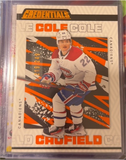 2023-24 Upper Deck Credentials #46 Cole Caufield — front