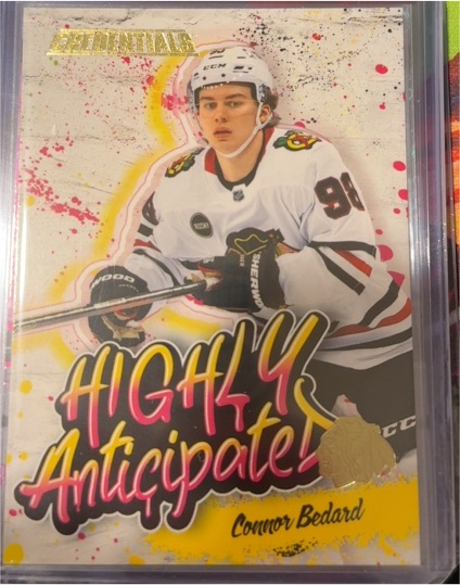 2023-24 Upper Deck Credentials #HA-1 Connor Bedard Highly Anticipated Rookie — front