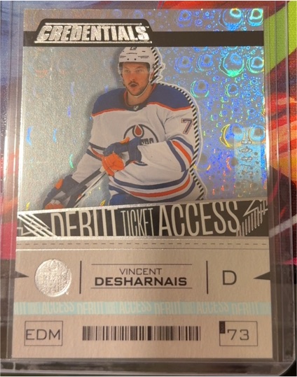 2023-24 Upper Deck Credentials #122 Vincent Desharnais — front