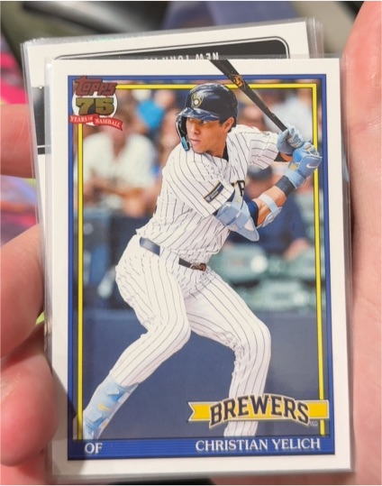 2026 Topps Series 1 #T91-83 Christian Yelich — front