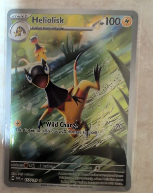 2022 Pokémon SV06: Twilight Masquerade #177 Heliolisk — front