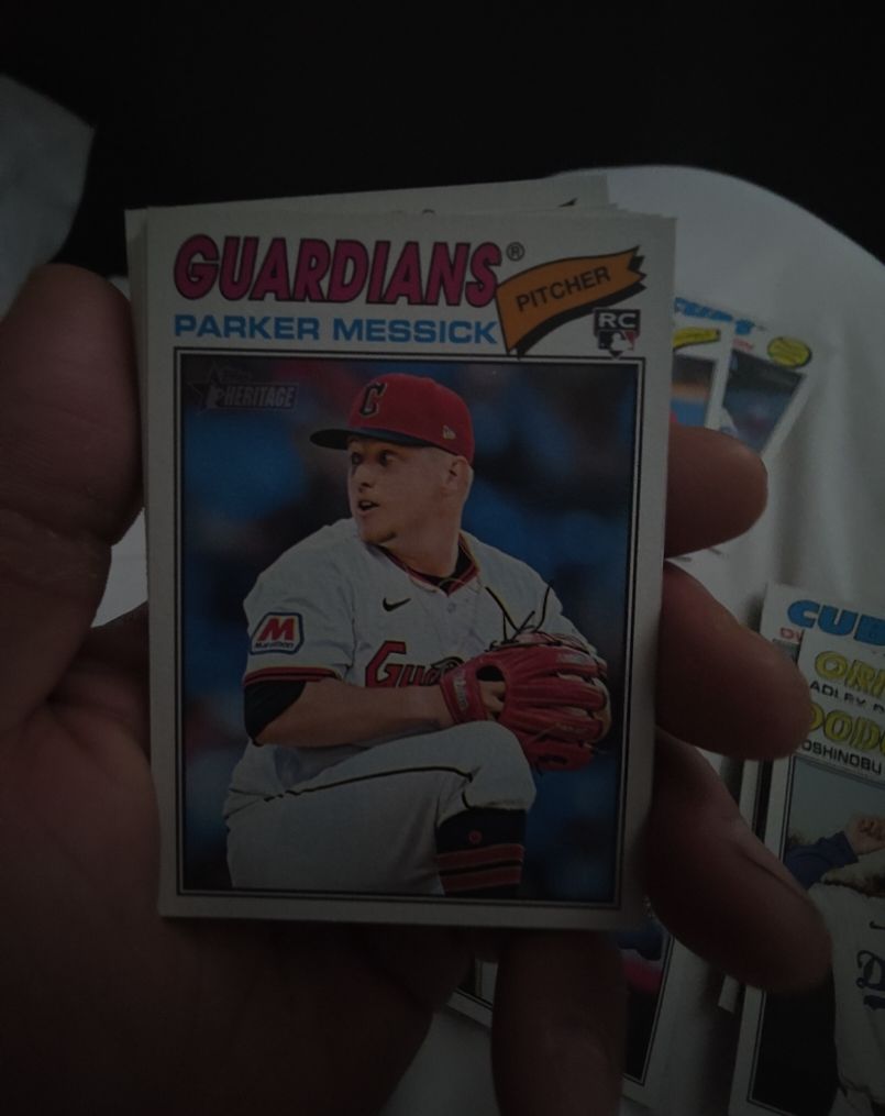 2026 Topps Heritage #242 Parker Messick — front