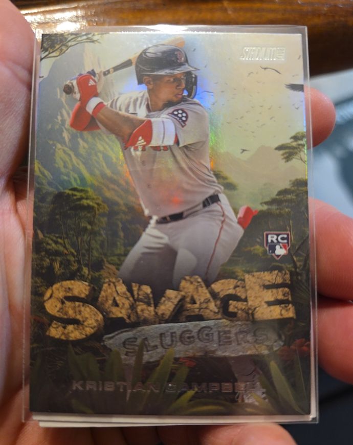 2025 Topps Stadium Club #SS-15 Kristian Campbell Savage Sluggers — front