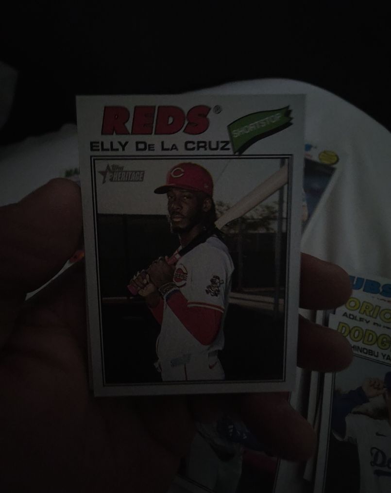 2026 Topps Heritage #70 Elly De La Cruz — front