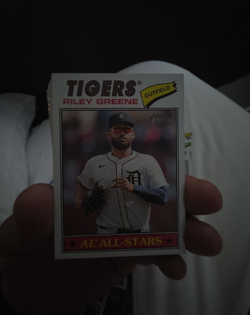 2026 Topps Heritage #152 Riley Greene — front