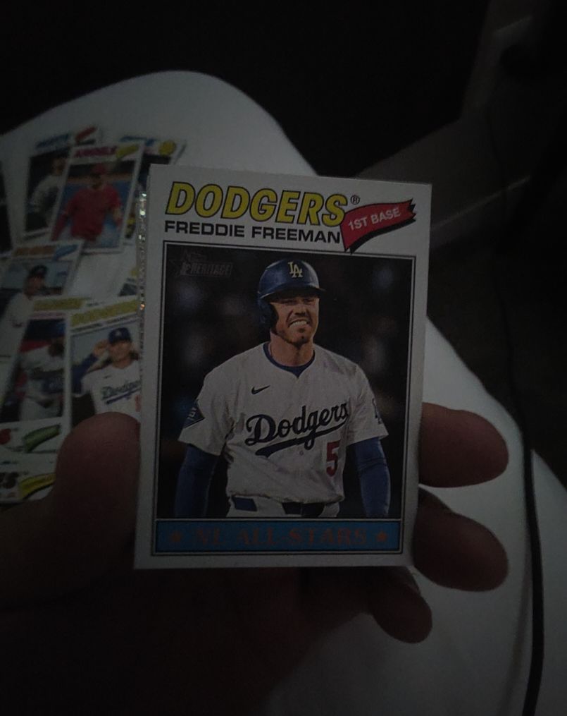 2026 Topps Heritage #350 Freddie Freeman Los Angeles Dodgers — front