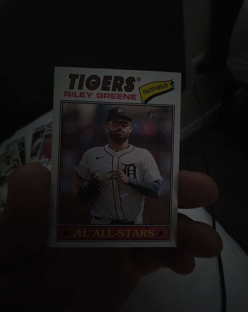 2026 Topps Heritage #152 Riley Greene — front