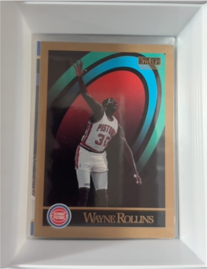 1990-91 SkyBox #383 Wayne Rollins — front