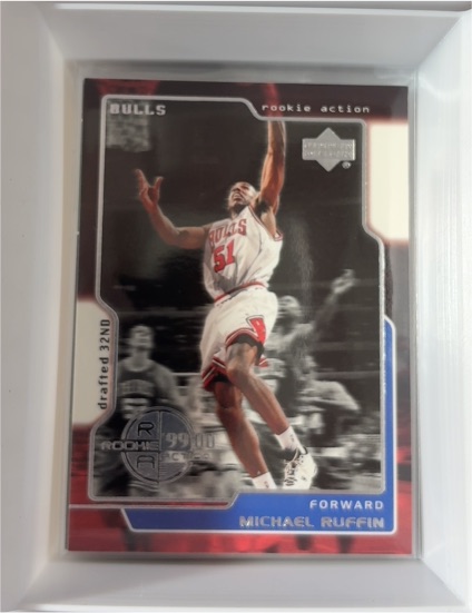 1999-00 Upper Deck #51 Michael Ruffin Rookie Reaction — front