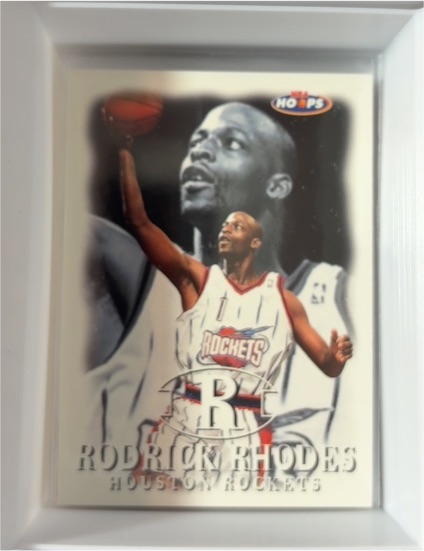 1998 Skybox NBA Hoops #48 Rodrick Rhodes Houston Rockets — front