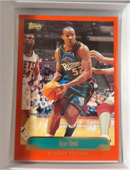 1999-00 Topps #90 Don Reid Detroit Pistons — front