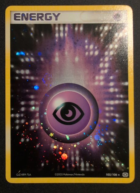 2005 Pokemon EX Emerald #105 Psychic Energy — front