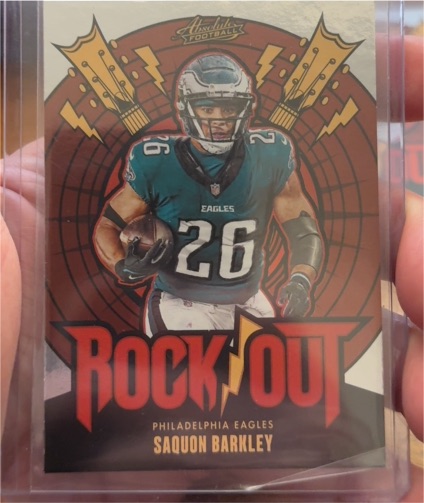 2024 Panini Absolute Rock Out #RO-SBY Saquon Barkley — front