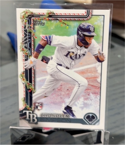 2025 Topps Holiday #H38 Chandler Simpson — front
