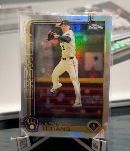 2025 Topps Chrome #109 Brice Turang — front