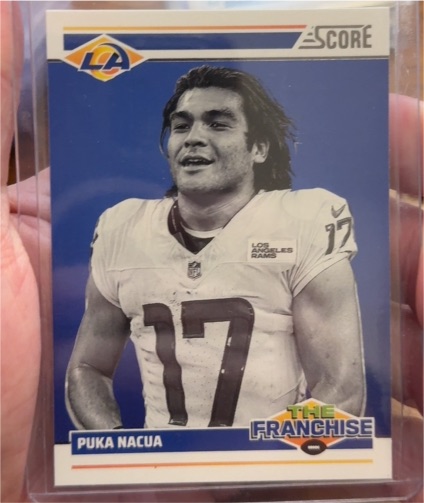 2024 Panini Score The Franchise #19 Puka Nacua — front
