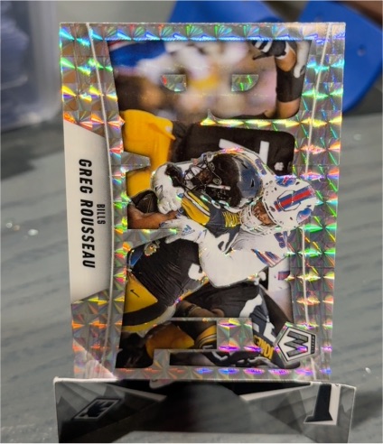2025 Panini Mosaic Bang! #14 Greg Rousseau — front