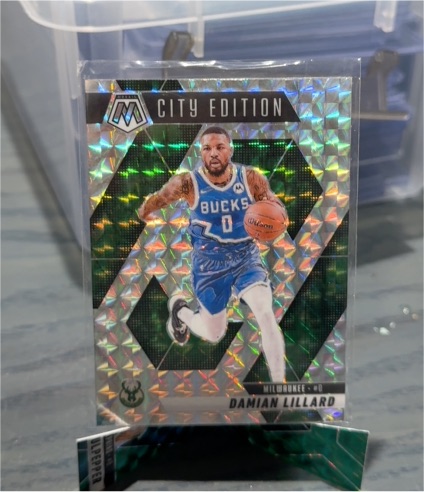 2024-25 Panini Mosaic #285 Damian Lillard City Edition — front