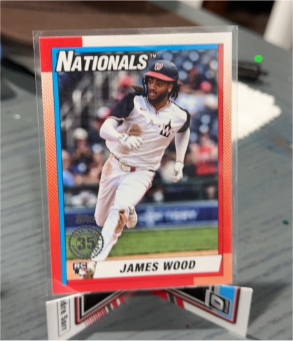 2025 Topps Series 2 #90B2-47 James Wood — front