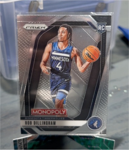 2024-25 Panini Prizm Monopoly #90 Rob Dillingham — front