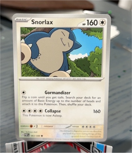 2026 Pokémon Perfect Order #063 Snorlax — front