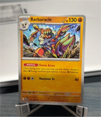 2026 Pokémon Perfect Order #043 Barbaracle — front