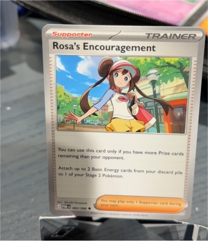 2026 Pokémon Perfect Order #084 Rosa's Encouragement — front