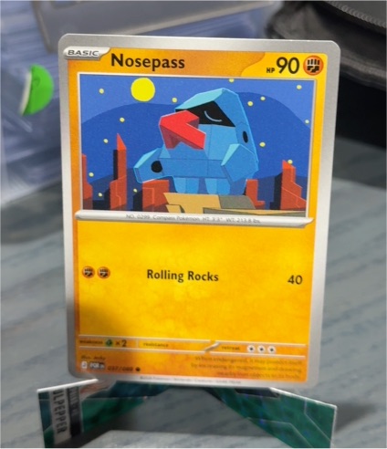 2020 Pokémon Perfect Order #037 Nosepass — front