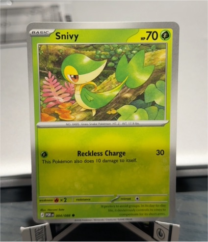 2026 Pokémon ME03 Perfect Order #004 Snivy — front